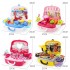 Hộp đồ chơi vali bếp ga & dụng cụ nấu ăn hình ô tô 26 món