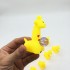 Bộ đồ chơi thú chít hươu cao cổ 3 con túi lưới