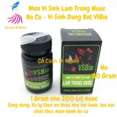 Men vi sinh VSBio 80 Gram - Vi Sinh dạng bột làm trong  nước cho hồ cá