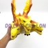 Đồ chơi rồng vàng 3 đầu có cánh bằng cao su dùng pin JX106-2A