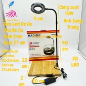 Đèn led đế gỗ 10W dùng cho bể cá hình tròn dưới 27 cm Terrarium