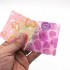 Bộ 100 giấy xếp hạc ánh kim nhiều màu có hoa văn size 7x7cm