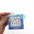 Bộ 100 giấy xếp hạc ánh kim nhiều màu có hoa văn size 7x7cm
