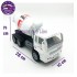 Đồ chơi xe hồ trộn bê tông TRẮNG V18 chạy trớn 2055