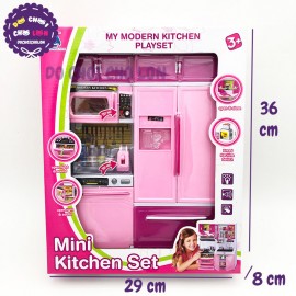 Hộp đồ chơi nhà bếp pin 2 ngăn: Tủ lạnh, lò nướng 5616