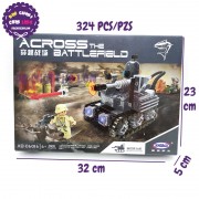 Hộp đồ chơi lắp ráp xe tăng Across Battlefield 324 miếng XB06016