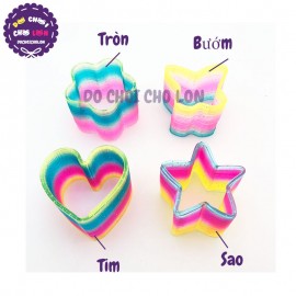 Đồ chơi lò xo cầu vồng ma thuật (Tròn,Bướm,Tim,Sao) 1028