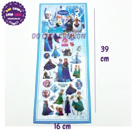 Hình dán sticker nổi 3D hình công chúa Frozen
