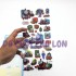 Hình dán sticker nổi 3D hình xe lửa Thomas