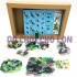 Hộp đồ chơi lắp ráp Ninja rồng 3 đầu XANH LÁ ZIMO 373 miếng ZM2501