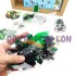 Hộp đồ chơi lắp ráp Ninja rồng 3 đầu XANH LÁ ZIMO 373 miếng ZM2501