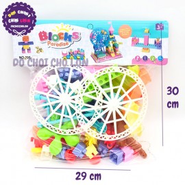 Bộ đồ chơi lắp ráp đu quay, công viên Blocks Paradise 205-18