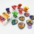 Vỉ đồ chơi 6 chú chó cứu hộ Paw Patrol, xe trượt, thẻ, xương