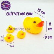 Bộ đồ chơi VỊT mẹ và 3 chú VỊT con CHÍT túi lưới F1060