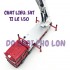 Xe mô hình cứu hỏa THANG CẦN TRỤC bằng sắt 1:50 KDW 625014