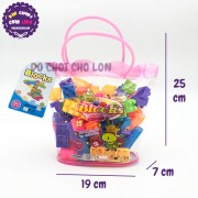 Giỏ đồ chơi lắp ráp hình hươu sừng bằng nhựa 178-43
