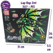Hộp đồ chơi lắp ráp Ninja rồng (LORD GARMADON) 2in1 307 miếng 634