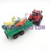 Đồ chơi xe đầu kéo chở gà vịt bằng nhựa chạy trớn 1035-13