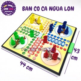 Bộ đồ chơi bàn cờ Cá Ngựa LỚN bằng nhựa SIZE 44 x 43 cm