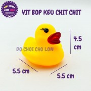 Đồ chơi CHÍT VỊT CON thả bồn tắm bằng nhựa
