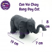 Đồ chơi con voi có 2 ngà chạy bằng dây cót 9928