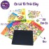 Cờ Lô Tô Trái Cây bằng nhựa Melamine 20 con cờ LHT KLTTC