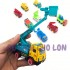 Bộ 9 xe công trình đủ mẫu bằng sắt chạy trớn 6012
