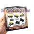 Hộp đồ chơi xe tăng nhào lộn chạy pin có đèn nhạc V-149