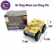 Hộp đồ chơi xe tăng nhào lộn chạy pin có đèn nhạc V-149