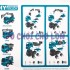 Hộp đồ chơi 4 xe công trình lắp ráp ốc vít chạy trớn YH559-57A
