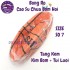 Quả bóng rổ cao su số 7 tặng kèm kim bơm + túi lưới E719-33