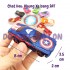 Đồ chơi 10 xe hơi siêu anh hùng bằng SẮT xếp hình tròn 0418-30