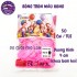 Bong bóng tròn trơn màu HỒNG đường kính 25 cm - 50 Cái/1 Bịch
