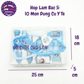 Hộp đồ chơi bác sĩ Sổ Ghi Chú 10 món dụng cụ y tế 2012A2