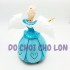 Đồ chơi công chúa Elsa đầm nhựa xòe xoay 360 độ có đèn nhạc HX132