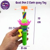 Đồ chơi quạt đèn 2 cánh quay tay DY02-25