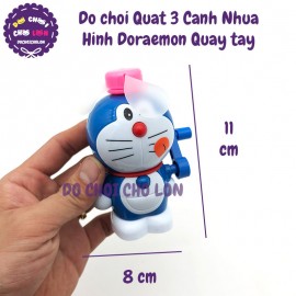 Đồ chơi quạt Doremon 3 cánh quay tay 2688-1