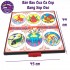 Trò chơi BÀN lắc bầu cua cá cọp xúc xắc bằng xốp SIZE 44x43 cm