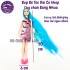 Đồ chơi búp bê gái tóc DÀI 11 khớp nối size 30 cm bằng nhựa