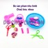 Đồ chơi rổ bé tập làm tóc 12 món bằng nhựa 6969