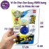 Vỉ đồ chơi con quay Yoyo bằng sắt có khóa mở vặn 66188A