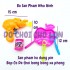 Đồ chơi bắn bong bóng xà phòng hình chú voi kèm khay 789-8A
