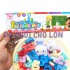Bộ đồ chơi rổ đựng số toán học xếp hình bằng nhựa 102 mãnh LT966