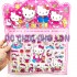 Hình dán sticker nổi 3D hình hoạt hình các loại size 35x29 cm