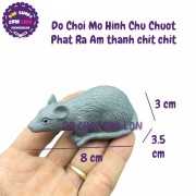 Đồ chơi mô hình con chuột phát ra âm thanh chít chít 037-68