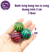 Đồ chơi banh tưng bằng cao su cứng đường kính 3 cm (1 Quả) W333-44