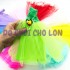 Váy đầm cưới cô dâu, đầm dạ hội 2 lớp cho búp bê cao 30 cm