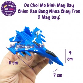 Đồ chơi mô hình máy bay chiến đấu bằng nhựa chạy trớn 1 chiếc 588-180A