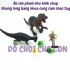 Đồ chơi mô hình 2 khủng long + Trứng + Cây bằng nhựa cứng 303-32