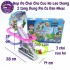 Hộp đồ chơi chó cứu hộ leo thang 2 tầng dùng pin có đèn nhạc 616-8
